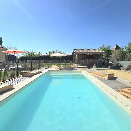 Maison Perigourdine Avec Piscine Privative, Internet Et Animaux Acceptes - Fr-1-616-476 Летний дом *